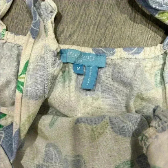 Draper James RSVP Sleeveless Peplum Top Size Medium - Picture 5 of 6